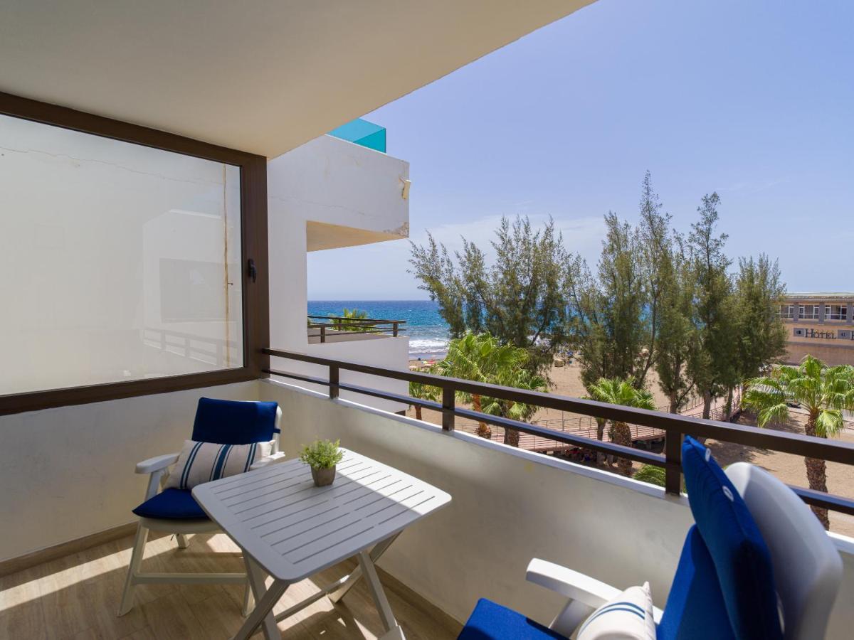 Precioso Apartamento En 1ª Linea De Mar San Agustín Екстериор снимка