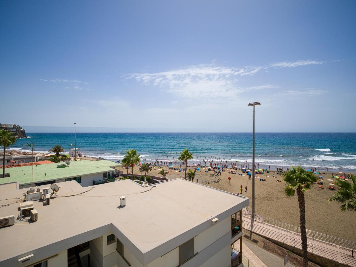 Precioso Apartamento En 1ª Linea De Mar San Agustín Екстериор снимка